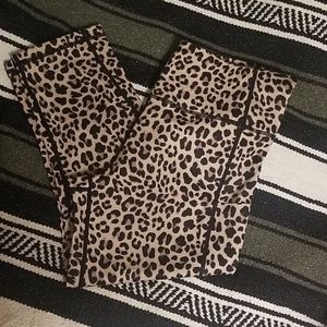 Cheetah athletic capris